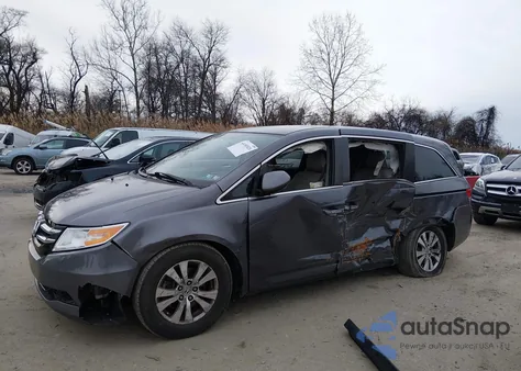 2015 Honda Odyssey Ex from USA, damaged, VIN 5FNRL5H45FB070655